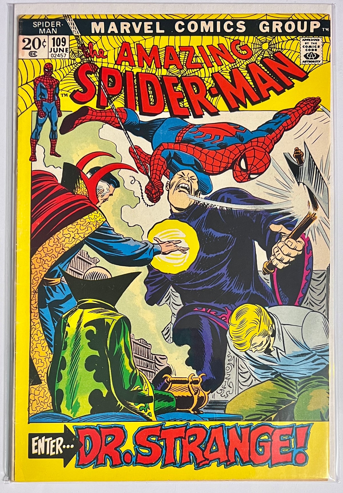 The Amazing Spider-Man #109 MARVEL COMICS Bronze Age 1972 VG/FN