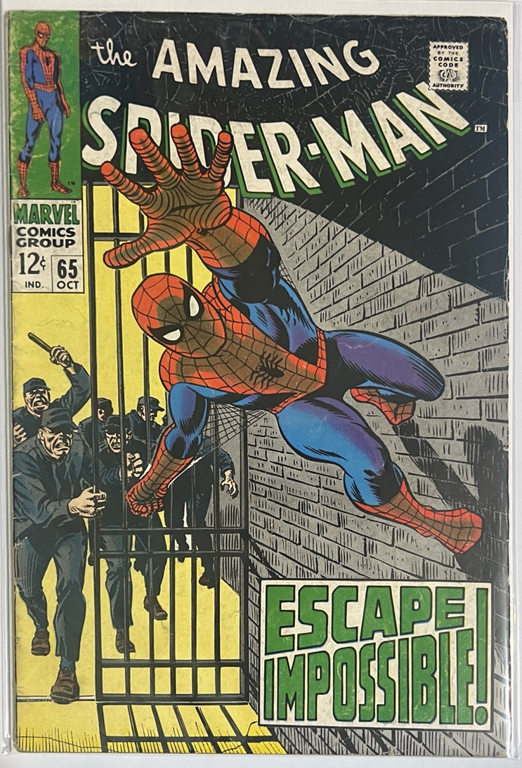 The Amazing Spider-Man #65 MARVEL COMICS Silver Age 1968 G/VG