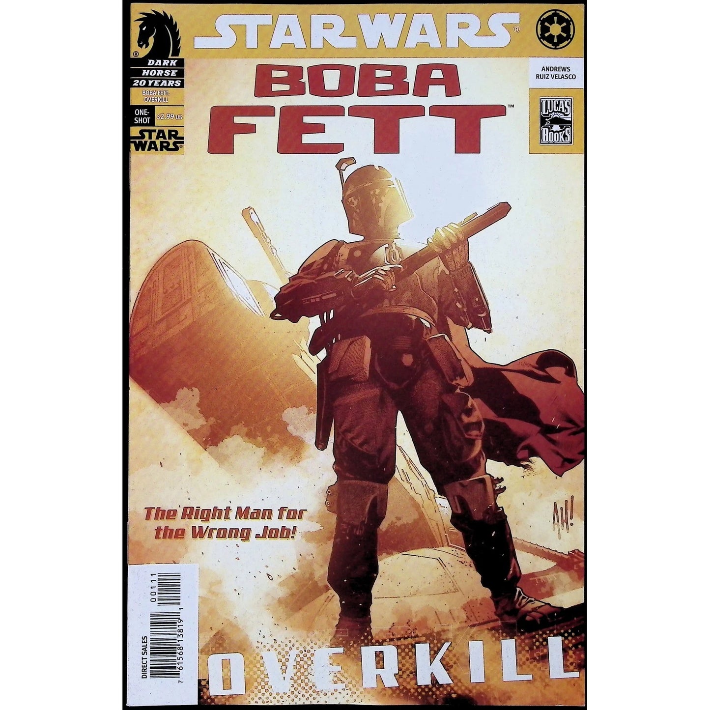 BOBA BETT OVERKILL ONE-SHOT #1 VFN