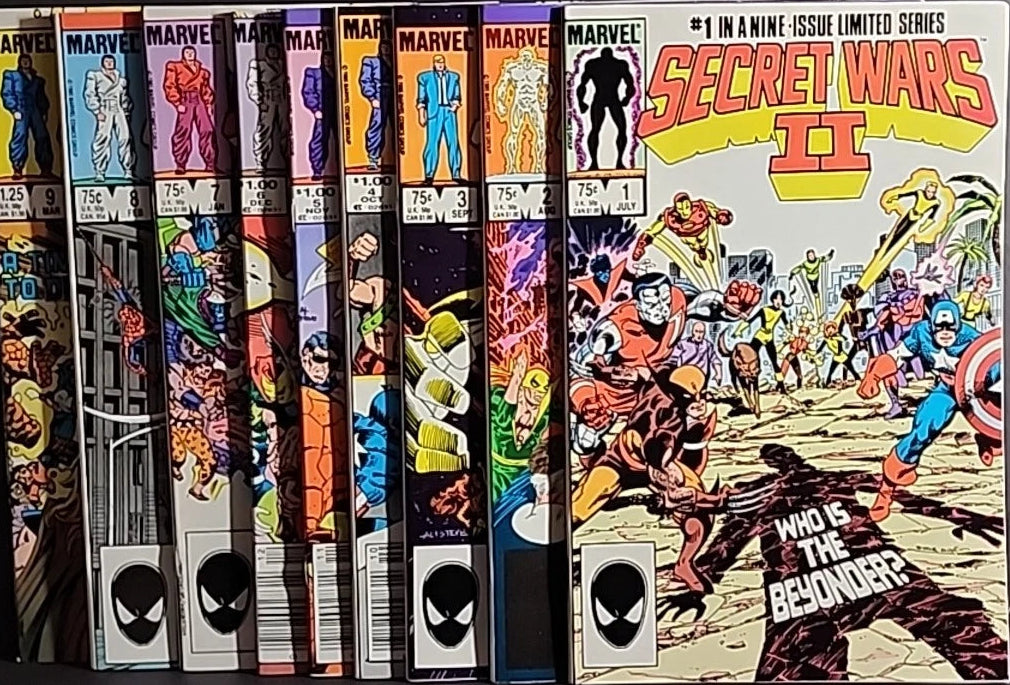 Secret Wars II Set 1-9 FN/VFN 1985 Marvel