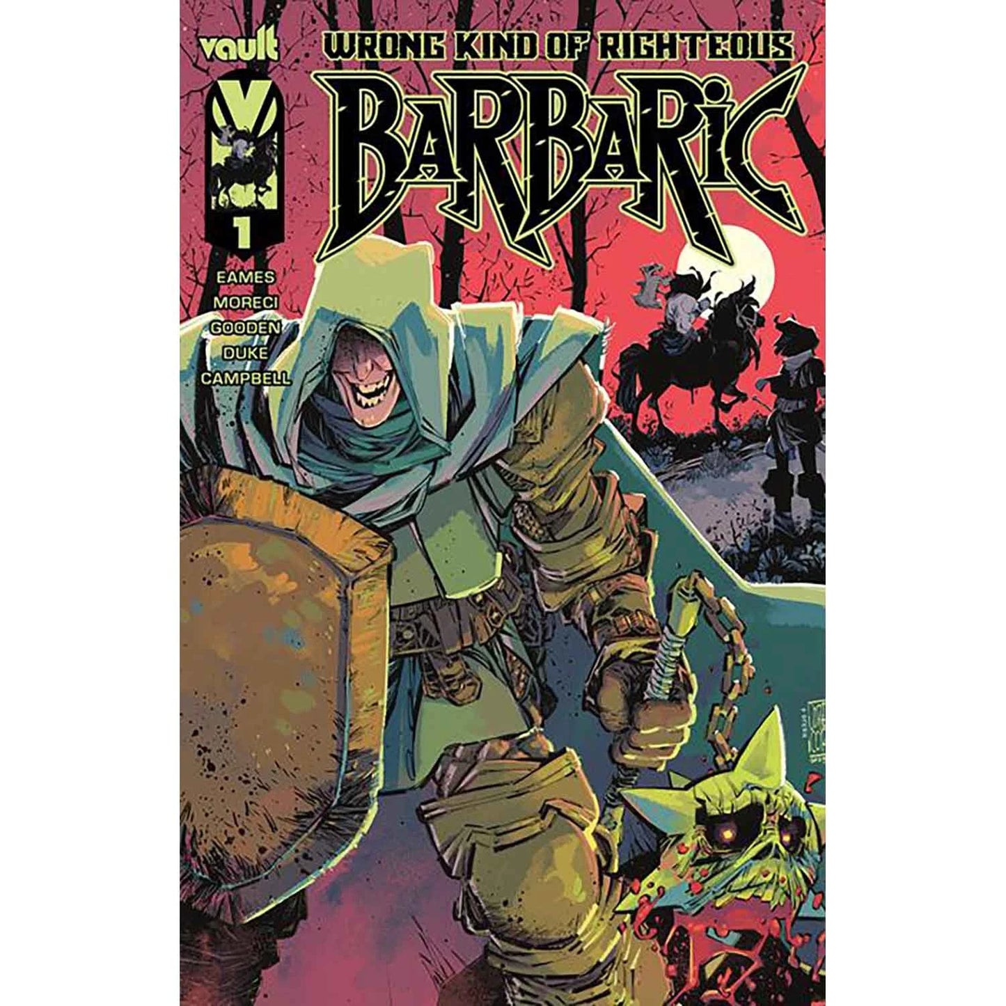 BARBARIC WRONG KIND OF RIGHTEOUS ONE SHOT CVR G NM 1ST PRINT VAULT COMICS 2023