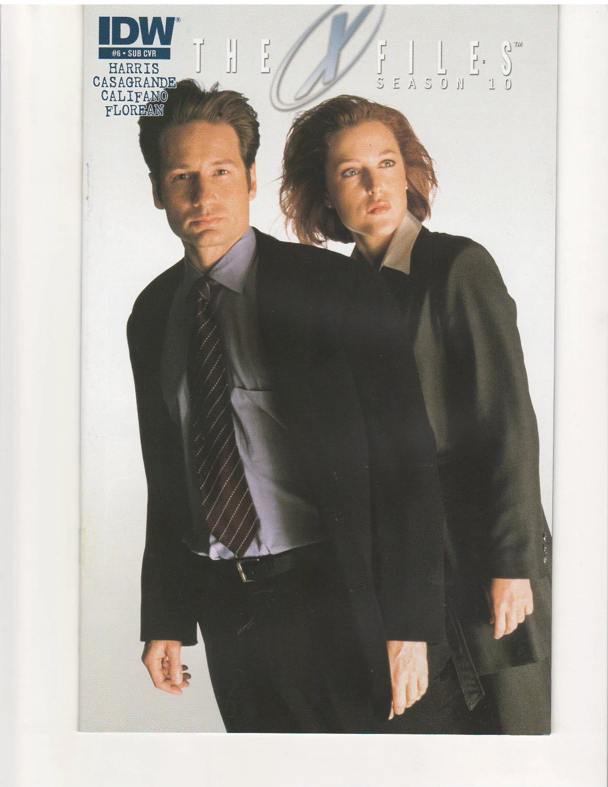 X-Files #6 Subscription Photo Variant Cover