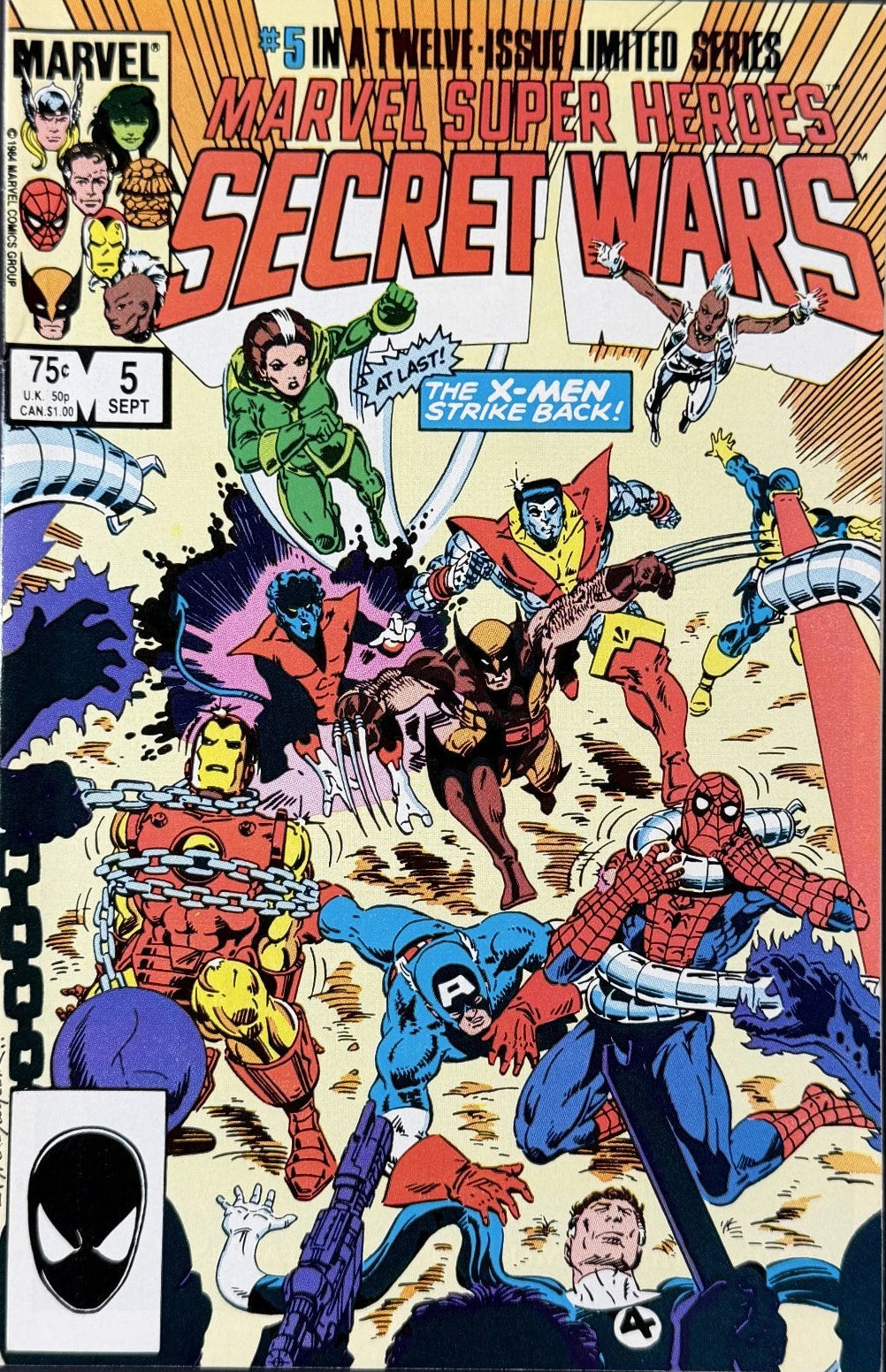 Marvel Super Heroes Secret Wars #5 VFN Direct Edition