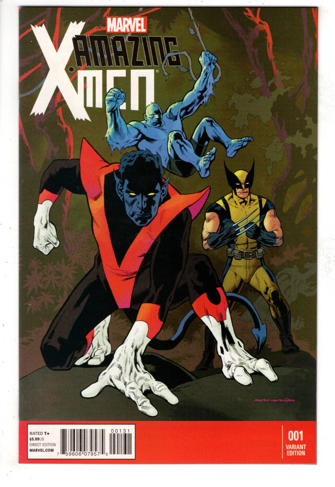 AMAZING X-MEN #1 1:75 KEVIN NOWLAN VARIANT 2014 NM-