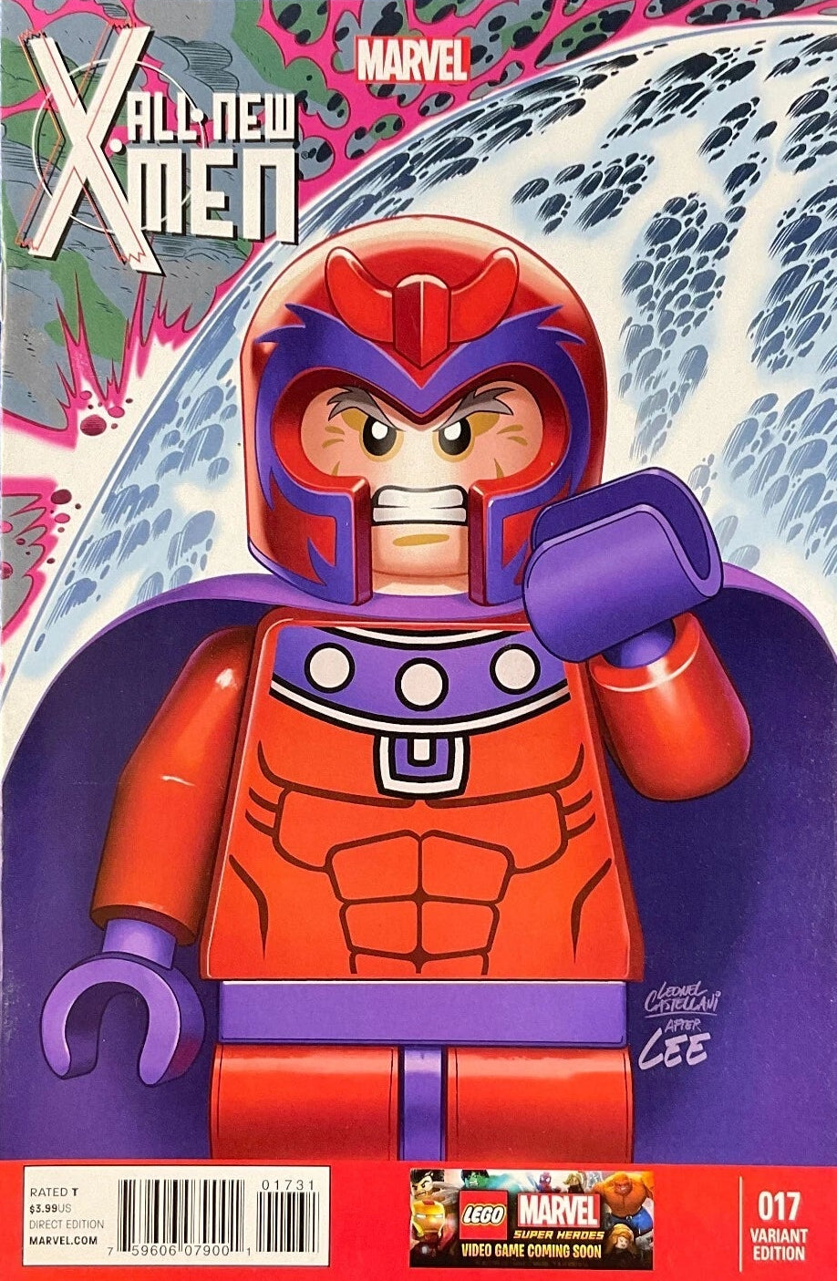 All New X-MEN #17 LEGO MAGNETO Variant 1:25 NM