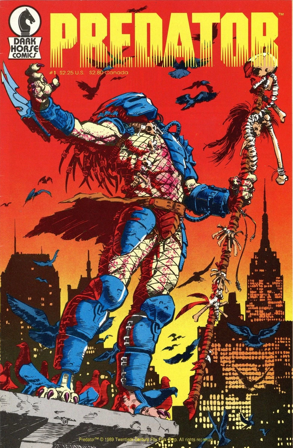 Predator #1 2nd Print 1989 Dark Horse Comics