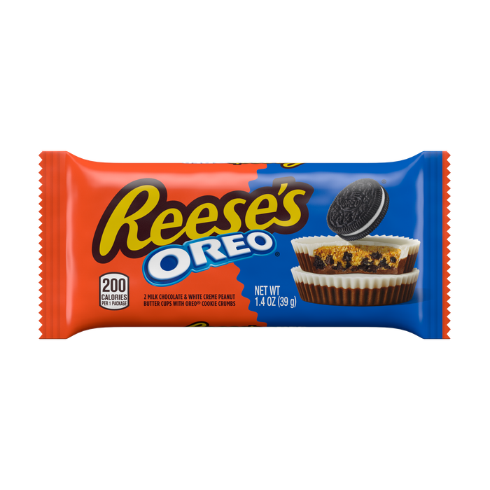 REESE'S OREO® Milk Chocolate and White Creme Peanut Butter Cups Candy