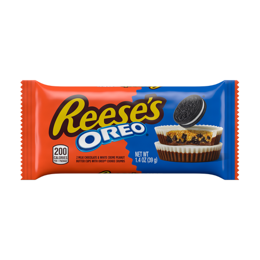 REESE'S OREO® Milk Chocolate and White Creme Peanut Butter Cups Candy