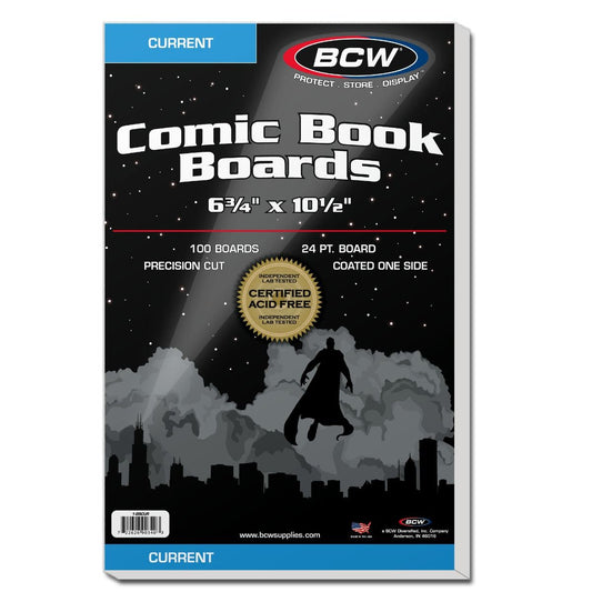 BCW Current Comic Backing Boards 100