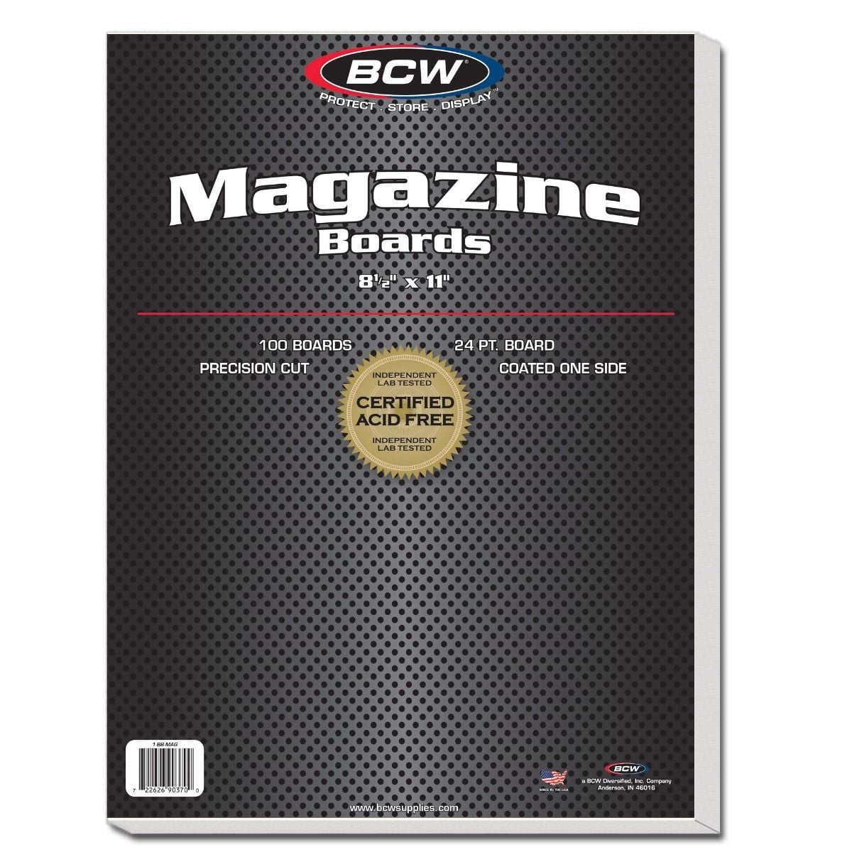 BCW Magazine Backing Boards pack of 100