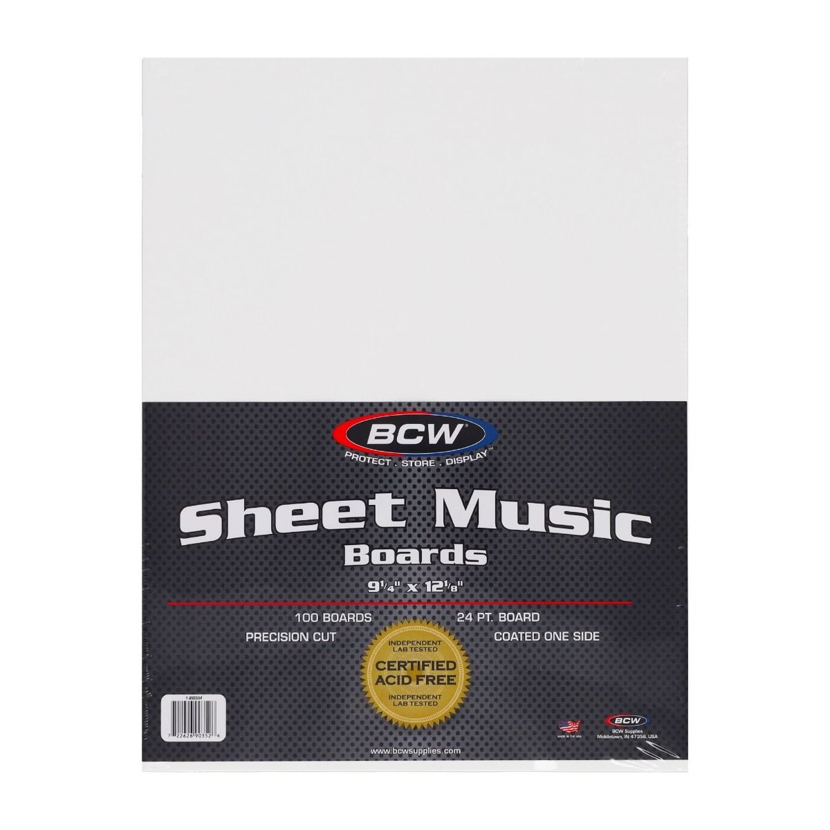 BCW Sheet Music Boards