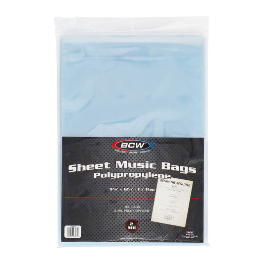 BCW Sheet Music Bags