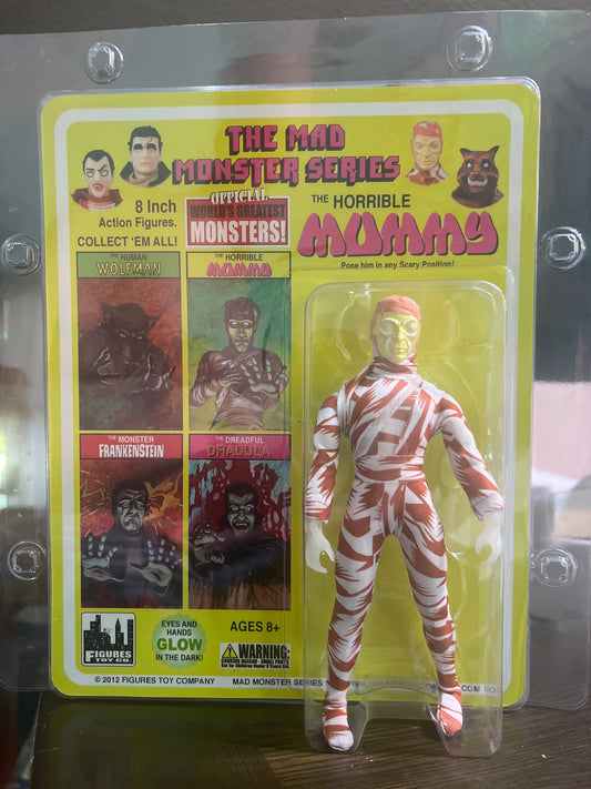 Mad Monsters The Monster Horrible Mummy 8 inch action figure GLOW