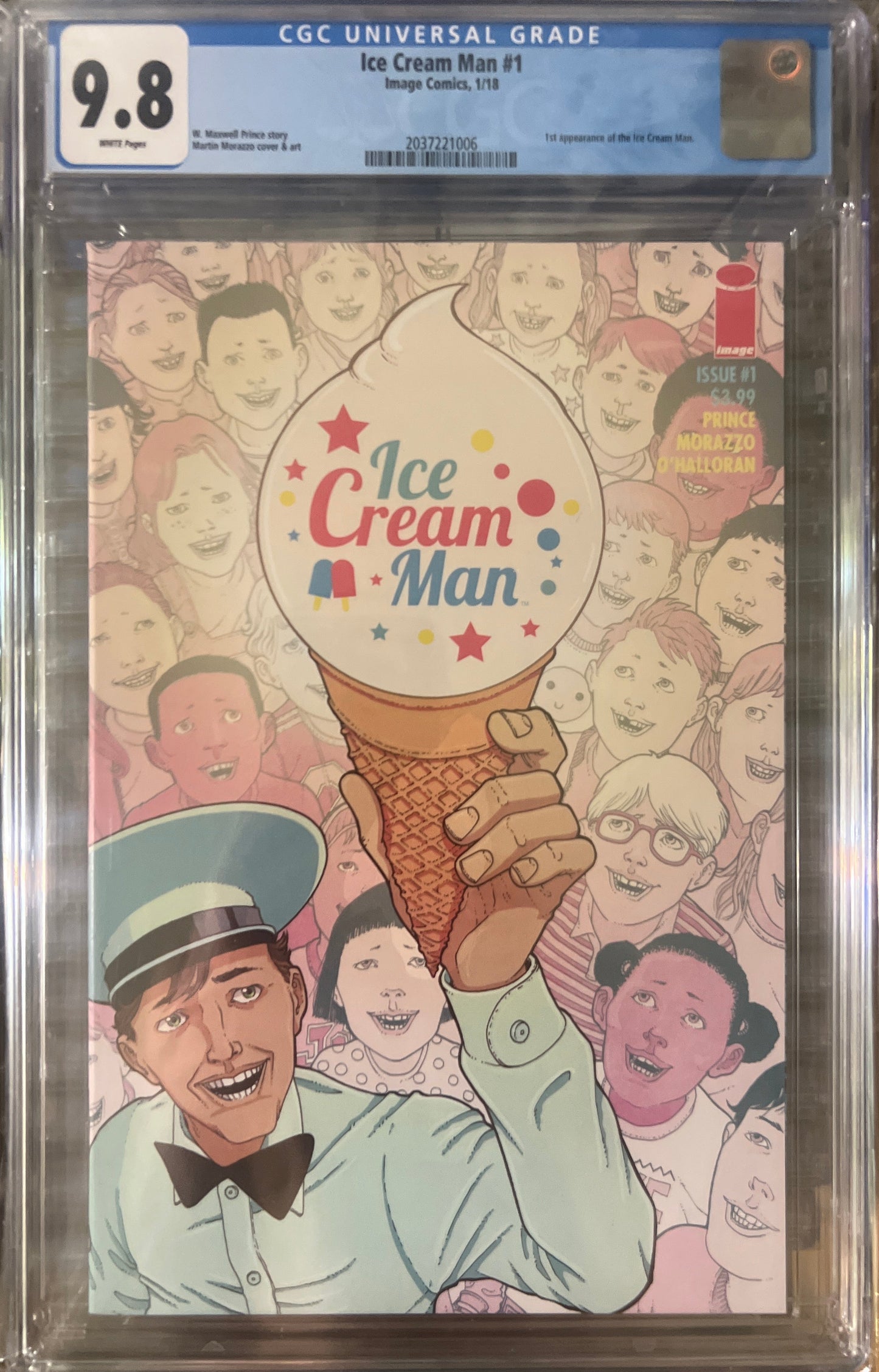 Ice Cream Man #1 CGC 9.8 1st print 1st Appearance Ice Cream Man 2018