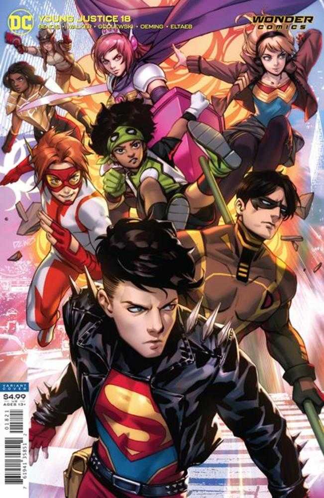 Young Justice #18 Card Stock Derrick Chew Variant Edition
