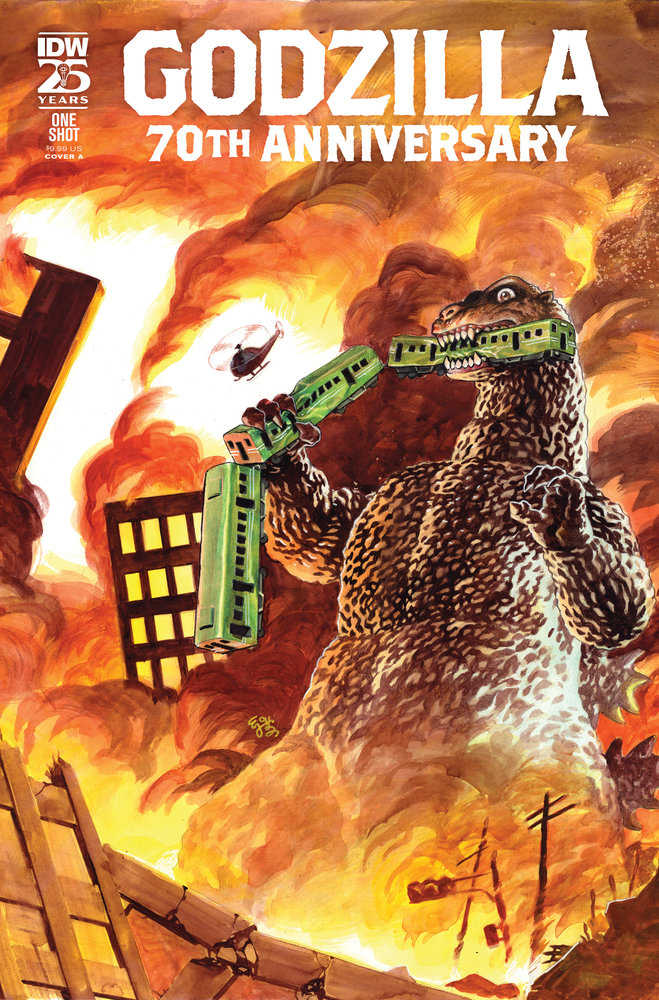 Godzilla: 70th Anniversary Cover A (Su) (CIPHER)