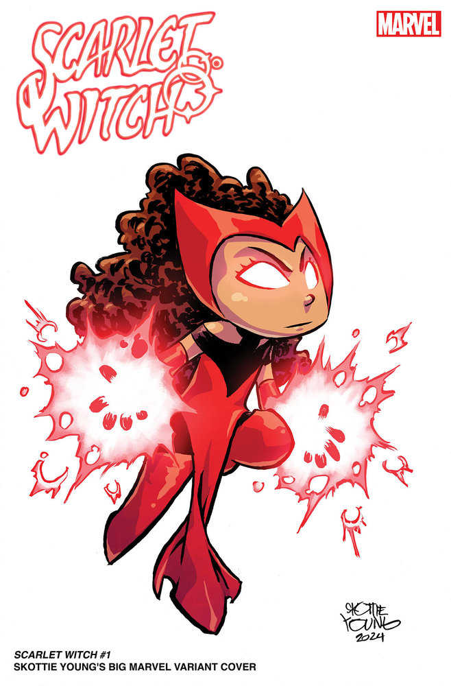 Scarlet Witch #1 Skottie Young's Big Marvel Variant (CIPHER)