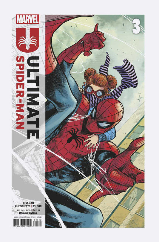 Ultimate Spider-Man #3 Marco Checchetto 2 Nd Printing Variant (KRKuuga)