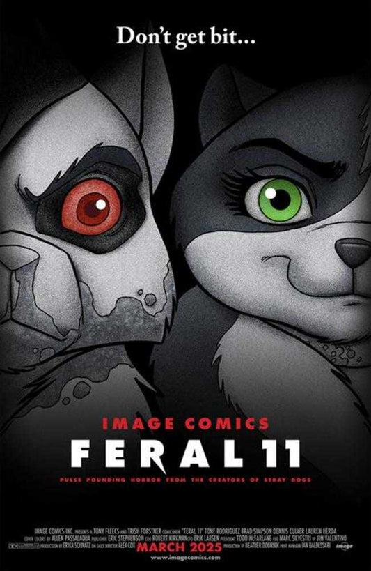 Feral #11 Cover B Trish Forstner & Allen Passalaqua Homage Variant (KRFaiz)