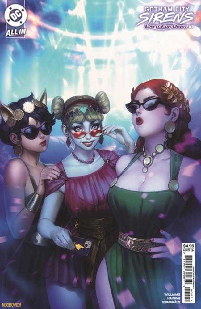 Gotham City Sirens Unfit For Orbit #2 (Of 5) Cover B Noobovich Card Stock Variant (CIPHER)