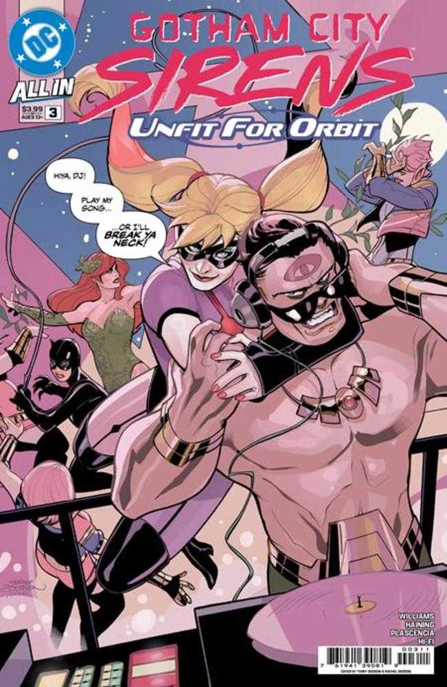 Gotham City Sirens Unfit For Orbit #3 (Of 5) Cover A Terry Dodson & Rachel Dodson (CIPHER)