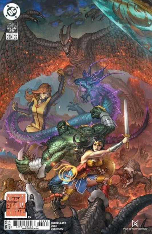 Justice League vs Godzilla vs Kong 2 #2 (Of 7) Cover C Alan Quah Card Stock Variant (SuperMegaAwesome)