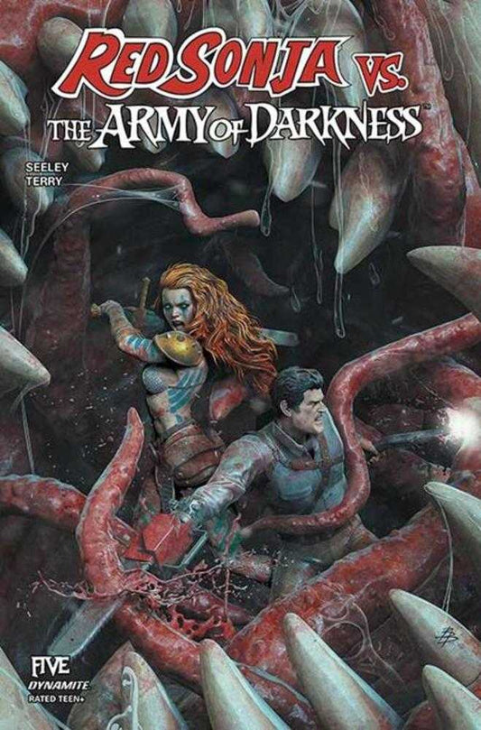 Red Sonja vs Army Of Darkness #5 Cover A Bjorn Barends (KRGeats)