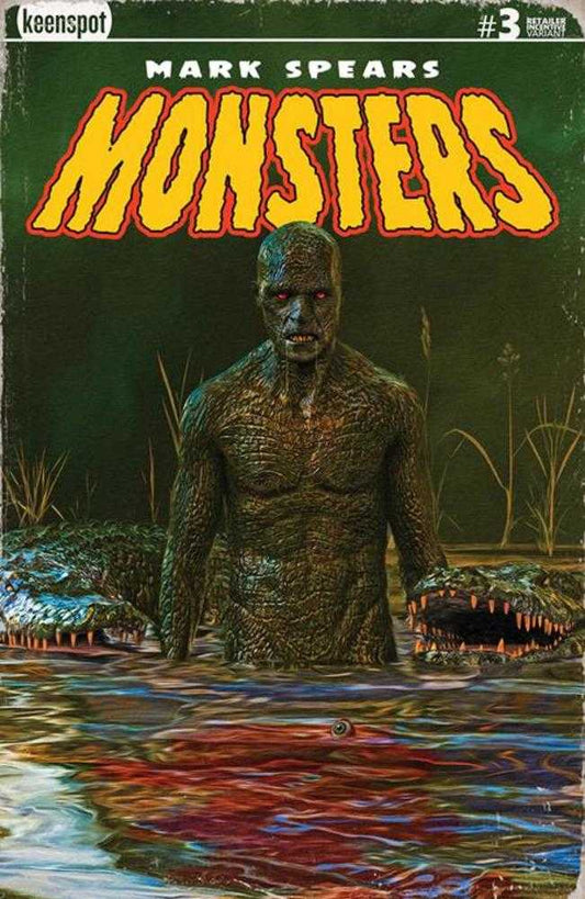 Mark Spears Monsters #3 2nd Print 1:20 Mark Spears Swamp Things Variant