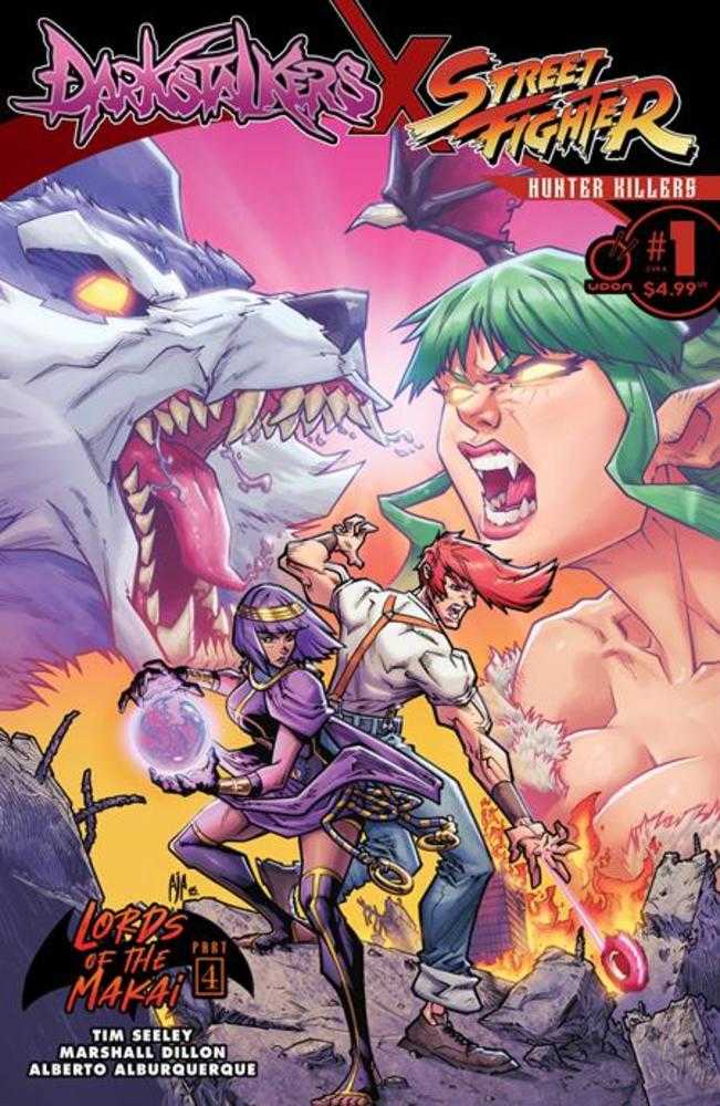 Darkstalkers X Street Fighter Hunter Killers #1 (One Shot) Cover A Alberto Alburquerque (SANTIAGO)