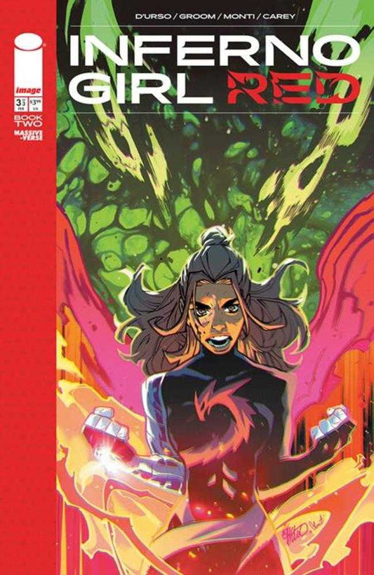 Inferno Girl Red Book Two #3 (Of 3) Cover A Erica Durso (Embo Box)