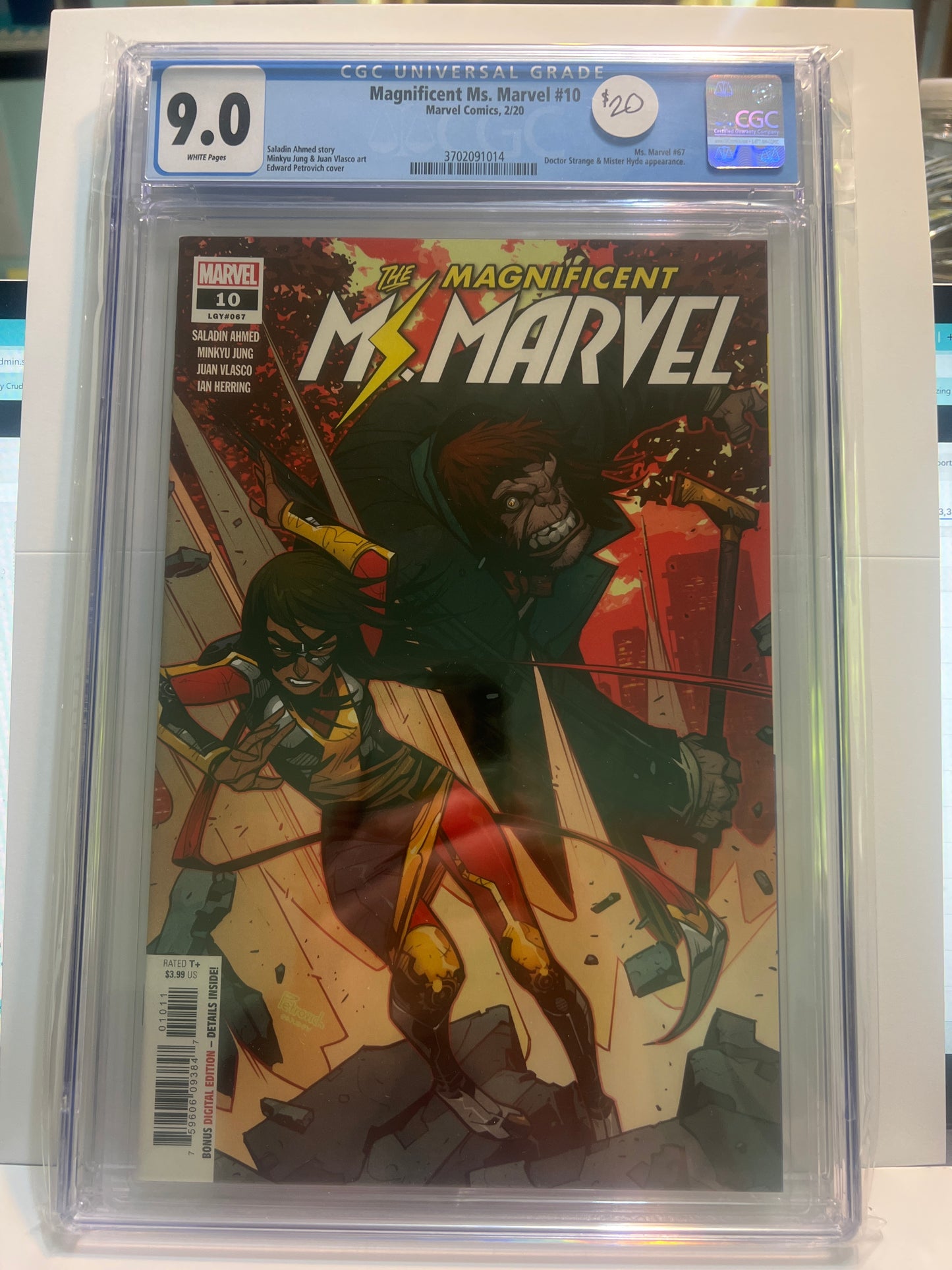 Magnificent Ms Marvel #10 CGC 9.0 Marvel Comics 2020