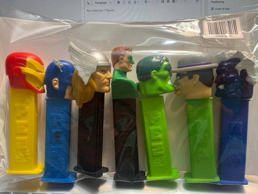 Pez Collection 7 figures