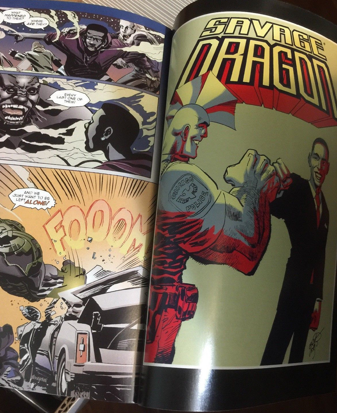 SAVAGE DRAGON #145 IMAGE COMICS 2008 FN/VFN OBAMA STORY 2009