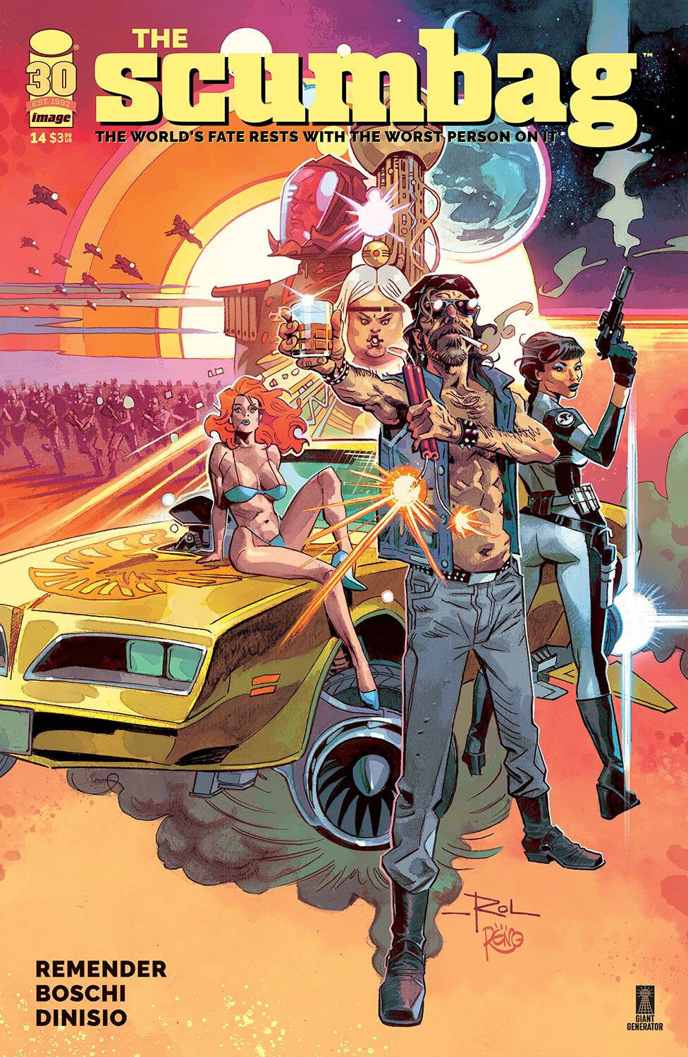 SCUMBAG #14 CVR A BOSCHI & DINISIO NM 1st PRINT 2022