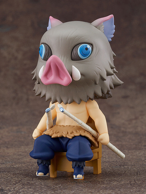 DEMON SLAYER KIMETSU INOSUKE HASHIBIRA NENDOROID SWACCHAO FIGURE GOOD SMILE NEW!
