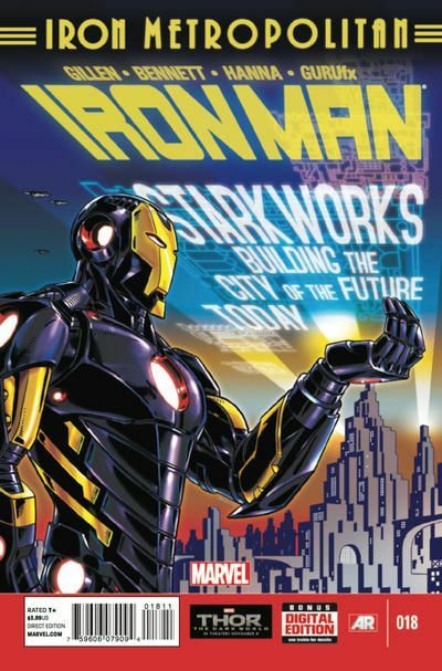 IRON MAN #18 MARVEL 1st PRINT FN 2014 IRON METROPOLITAN