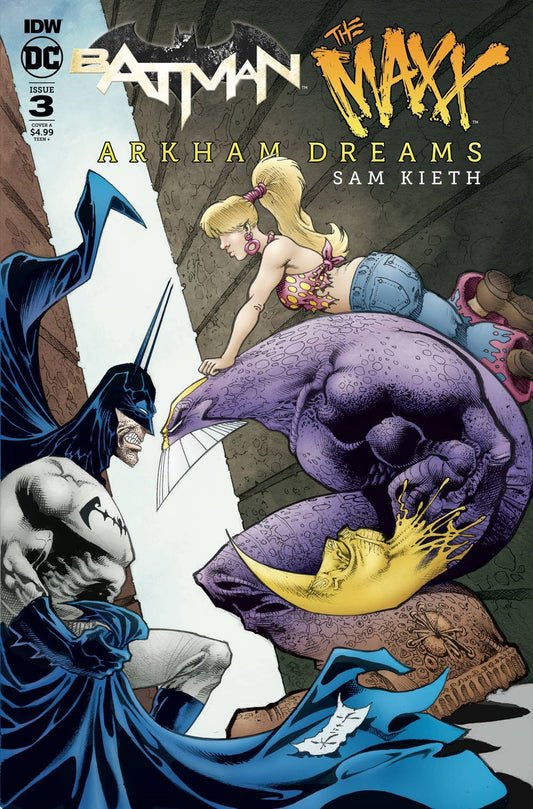 BATMAN THE MAXX ARKHAM DREAMS #3 COVER A KIETH IDW NM 1ST PRINT 2018