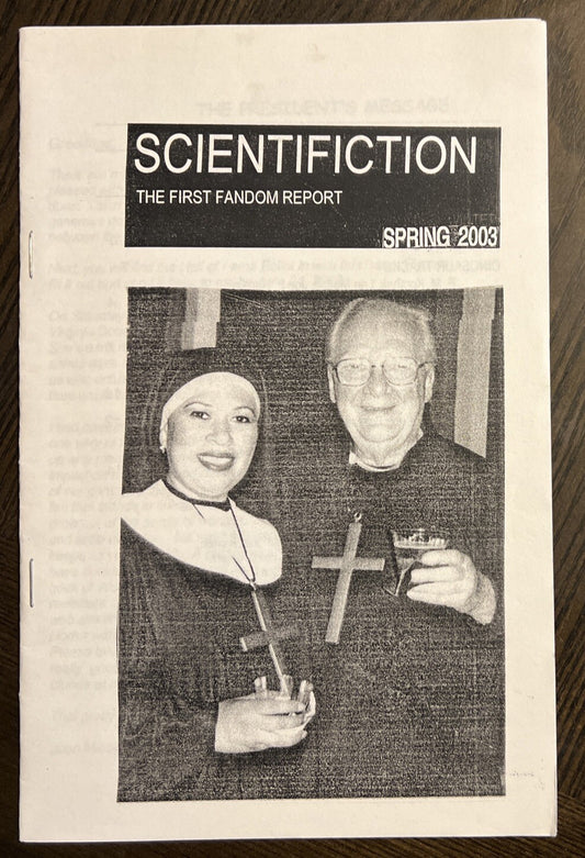 SCIENTIFICTION SCIENCE FICTION FANZINE SPRING 2003 JIM and BARBARA HARMON