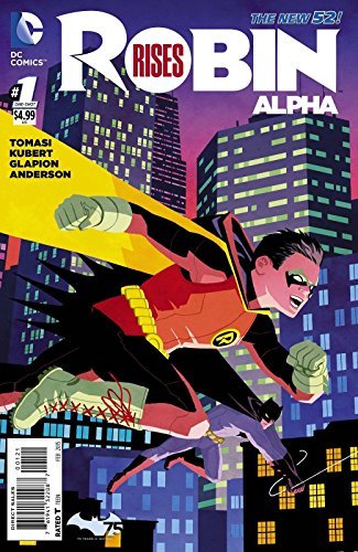 ROBIN RISES ALPHA 1-IN-50 VARIANT COVER EDITION PETER J. TOMASI; A NM 1ST PRINT