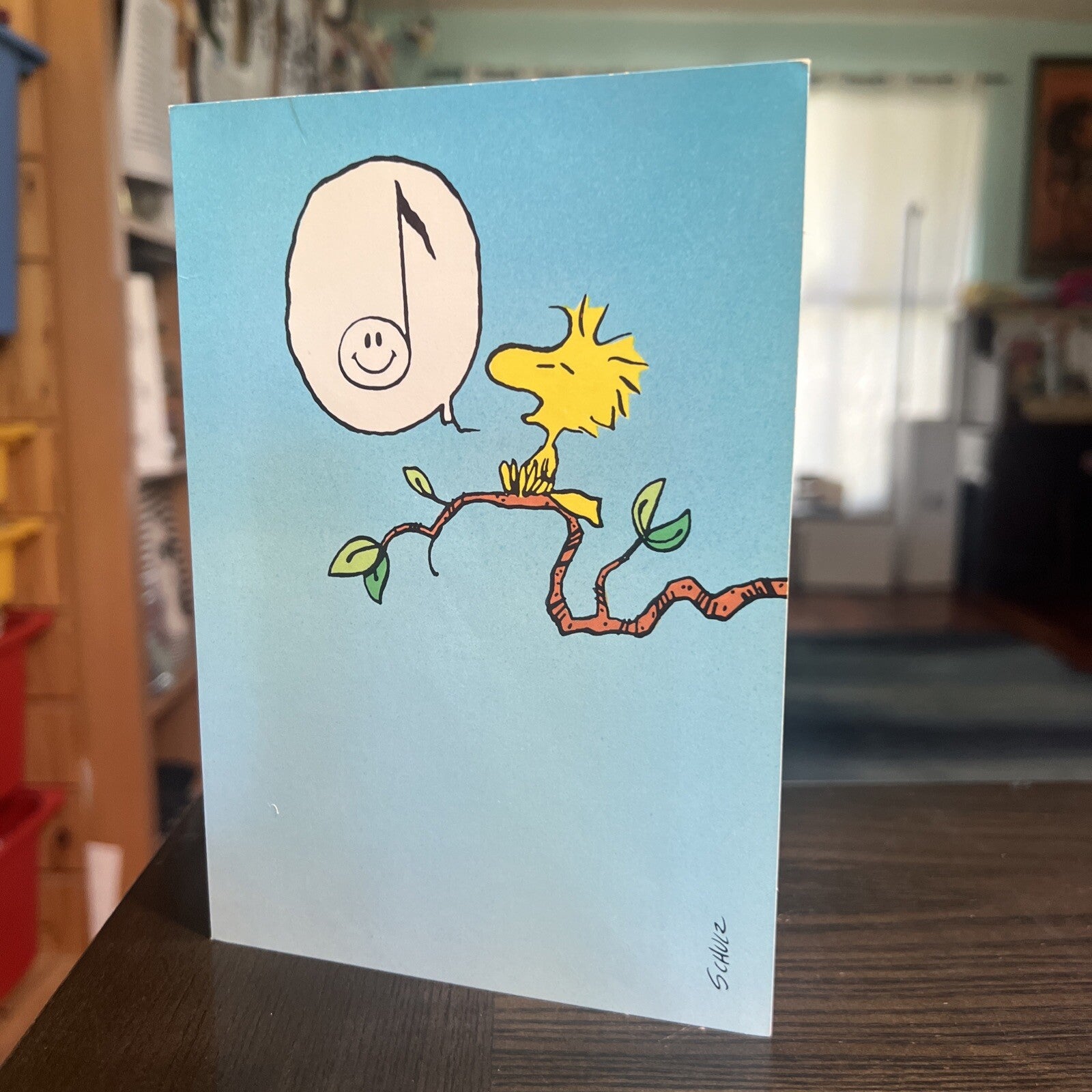 Peanuts Woodstock Hallmark Greeting Card 7" x 4.75" Blank Card + Env