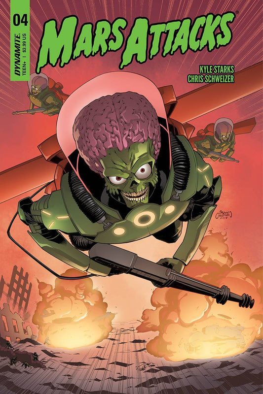 MARS ATTACKS #4 COVER B COLEMAN DYNAMITE NM 1ST PRINT 2019