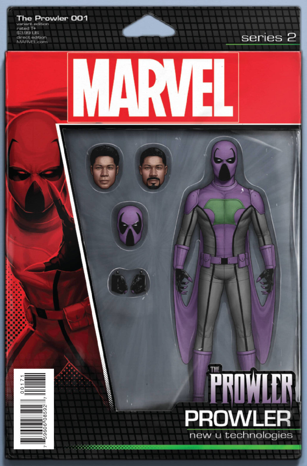 PROWLER #1 ACTION FIGURE COVER VARIANT MARVEL 2016 NM (comic book not toy!)