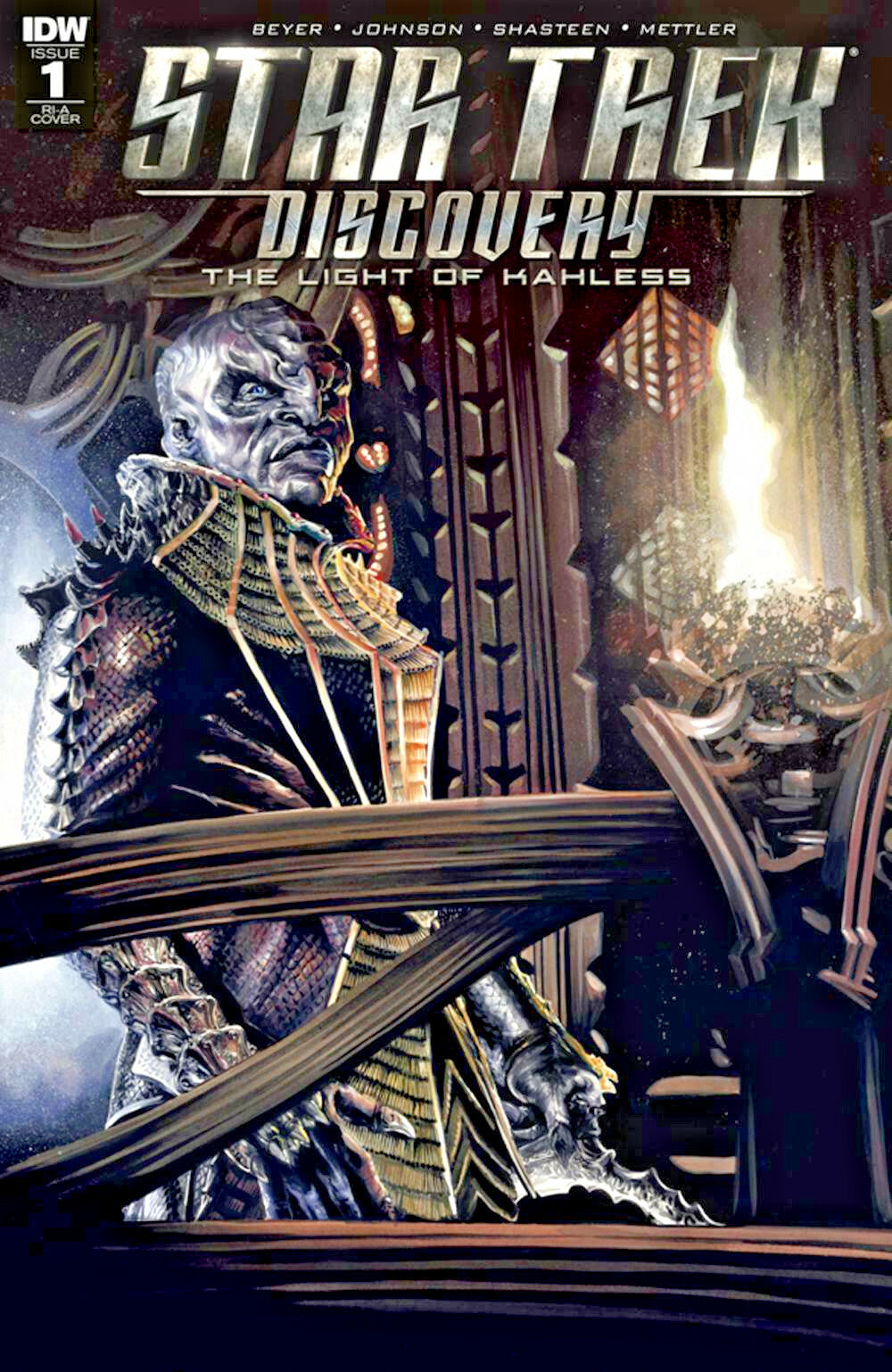 STAR TREK DISCOVERY #1 WOODWARD VARIANT NM 1ST PRINT