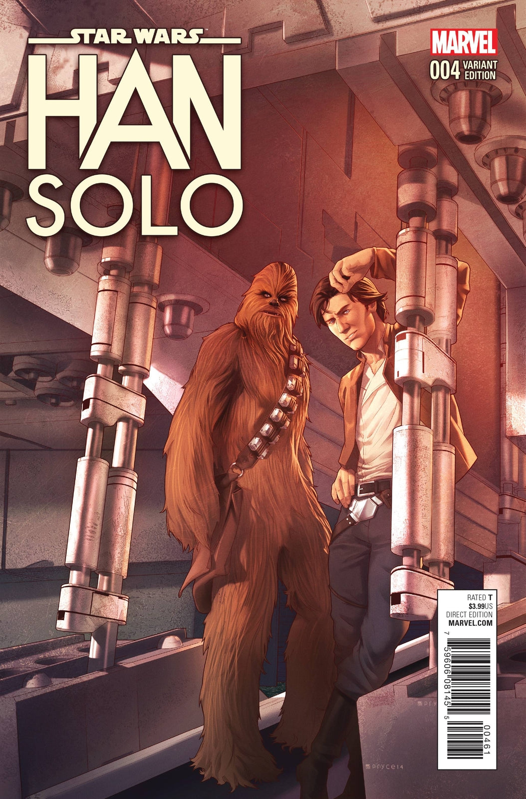 STAR WARS HAN SOLO #4 MARVEL JAMAL CAMPBELL VARIANT 1:25 NM FIRST PRINT 2016