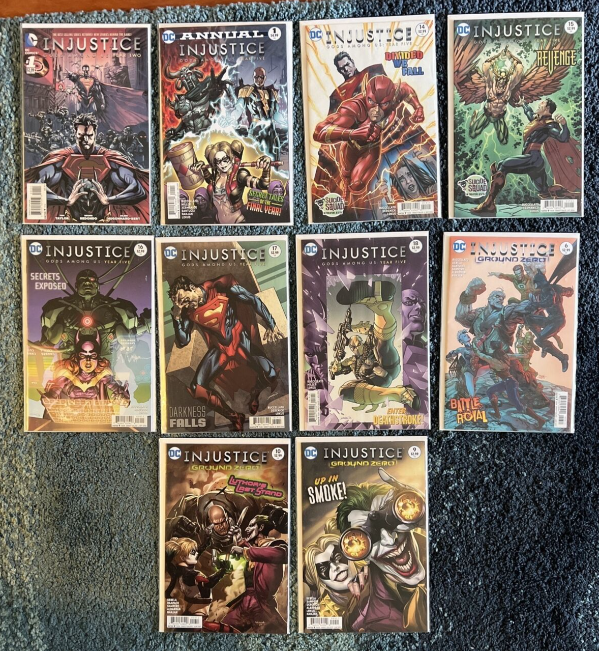 INJUSTICE GODS AMONG US GROUND ZERO LOT 27 ISSUES HIGH GRADE ALL NM- TO NM