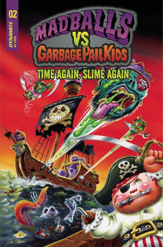 MADBALLS VS GPK TIME AGAIN SLIME AGAIN #2 NM 1ST PRINT MAIN COVER DYNAMITE 2023