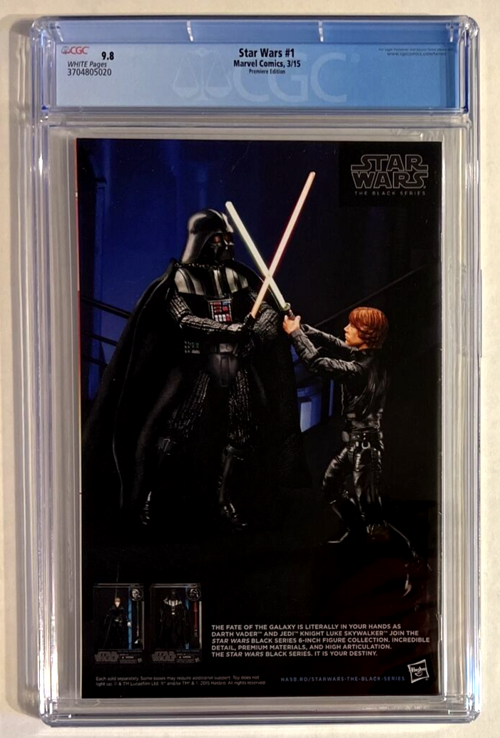 STAR WARS #1 CGC 9.8 MARVEL 2015 PREMIERE VARIANT WORLDS BEST COMICS ONLY 2 MADE