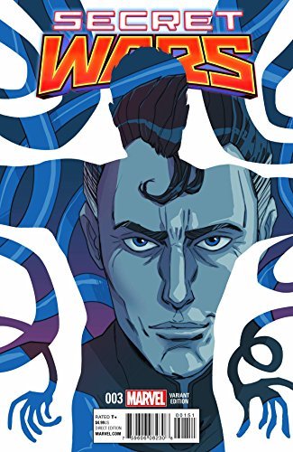 SECRET WARS #3 SAUVAGE VARIANT ART BY ESAD RIBIC COVER BY MARGUERI NM 1ST PRINT