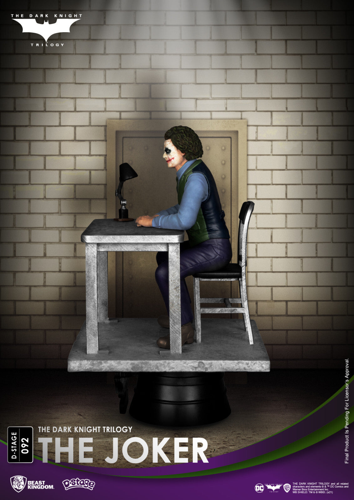 DARK KNIGHT TRILOGY DS-092 JOKER D-STAGE 6 INCH STATUE