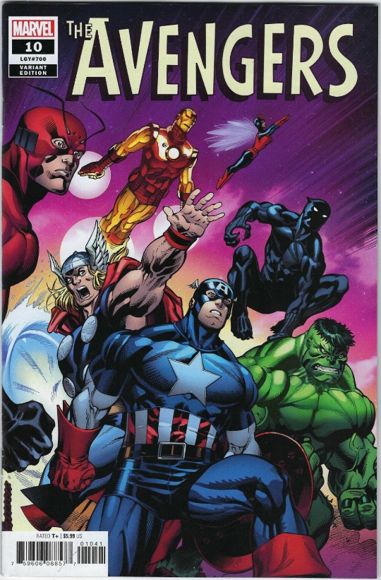 AVENGERS #10 MCGUINNESS VARIANT MARVEL NM 1ST PRINT 2018
